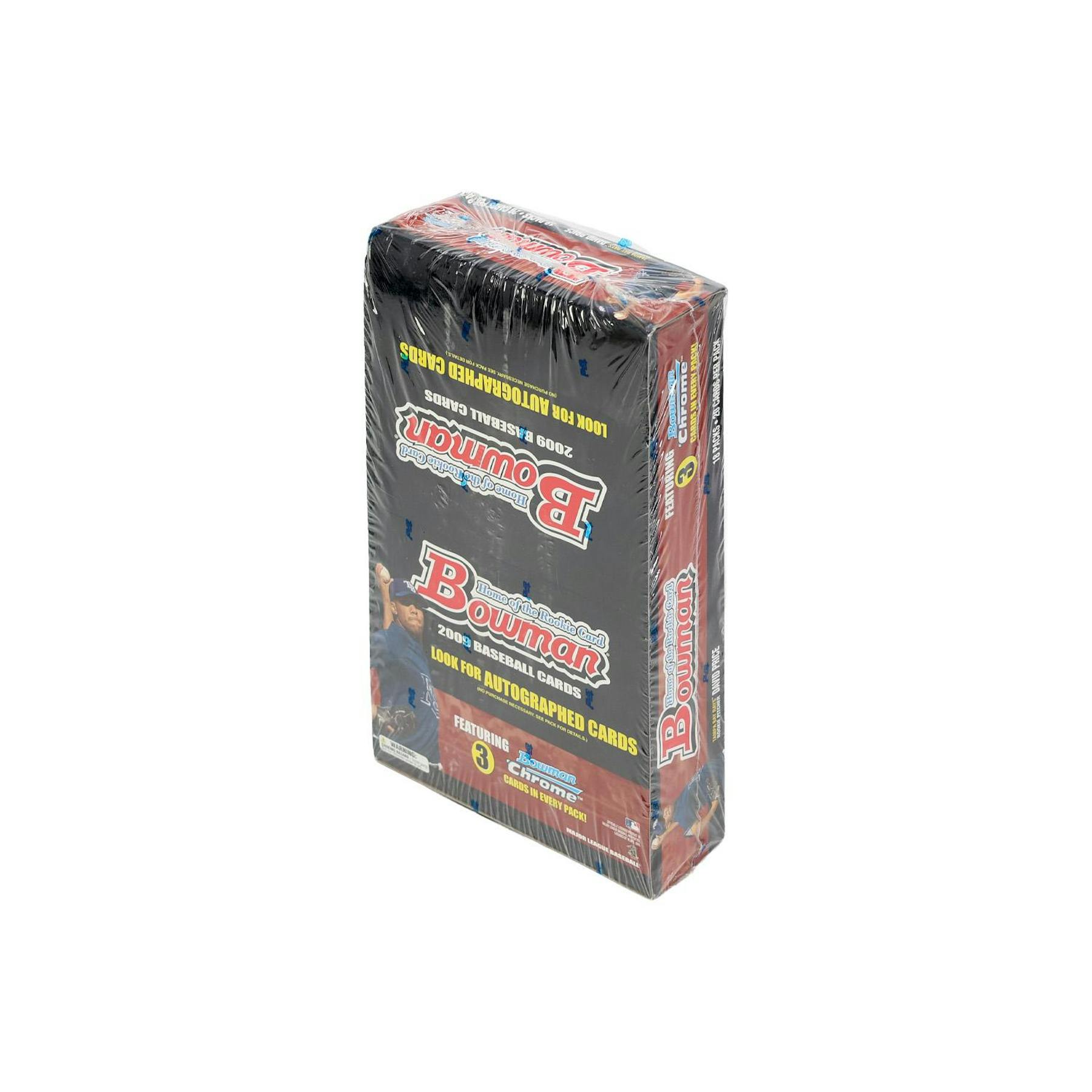 2009 Bowman Baseball Retail 18-Pack Box