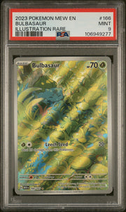 Pokemon Mew 151 Bulbasaur 166/165 PSA 9