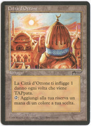 Magic the Gathering ITALIAN Renaissance FBB City of Brass MODERATELY PLAYED MP