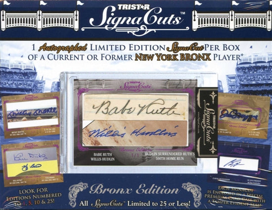 2011 TriStar SignaCuts Bronx Edition Baseball Hobby Box (Reed Buy)