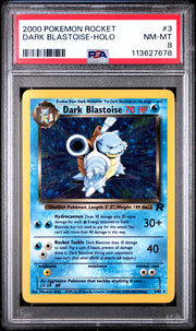 Pokemon Team Rocket Dark Blastoise 3/82 PSA 8