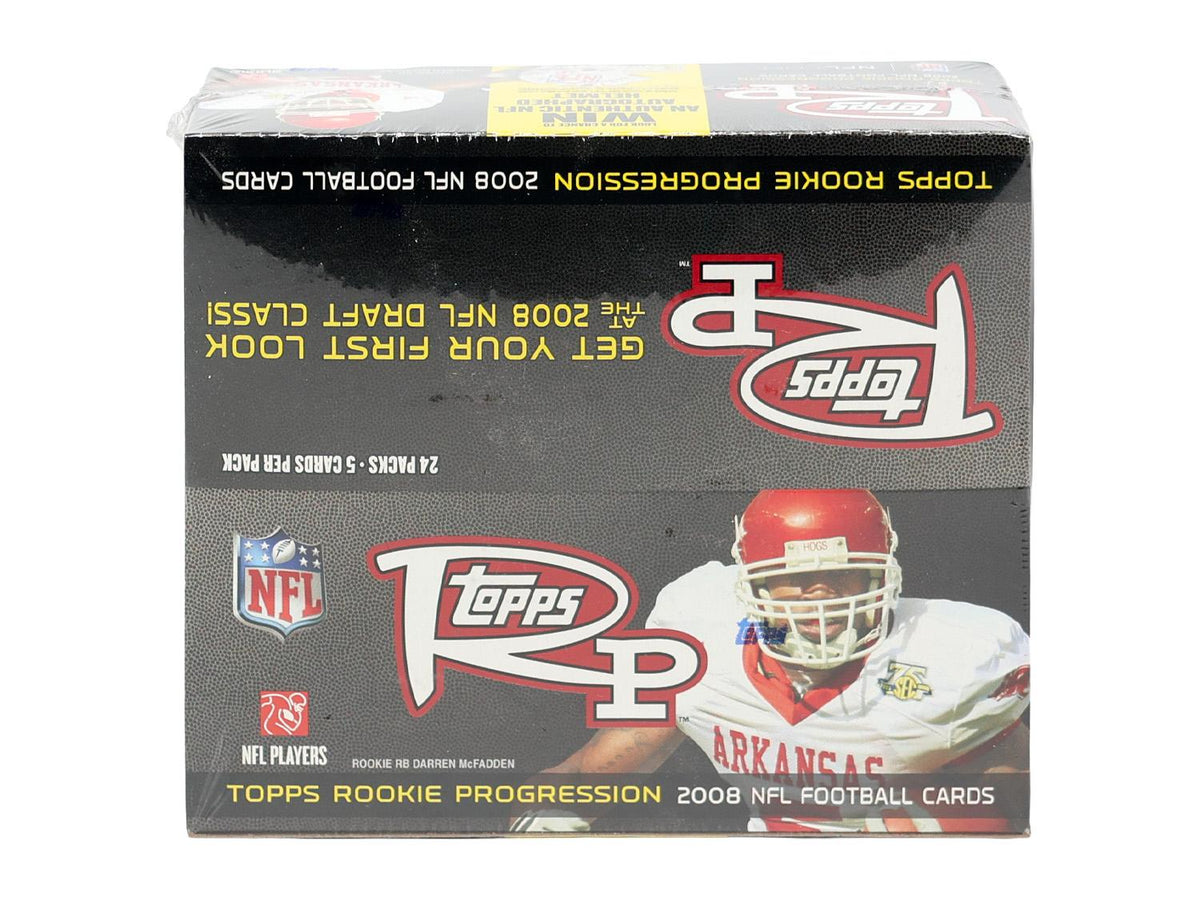 2008 Topps Rookie Progression Football 24-Pack Retail Box