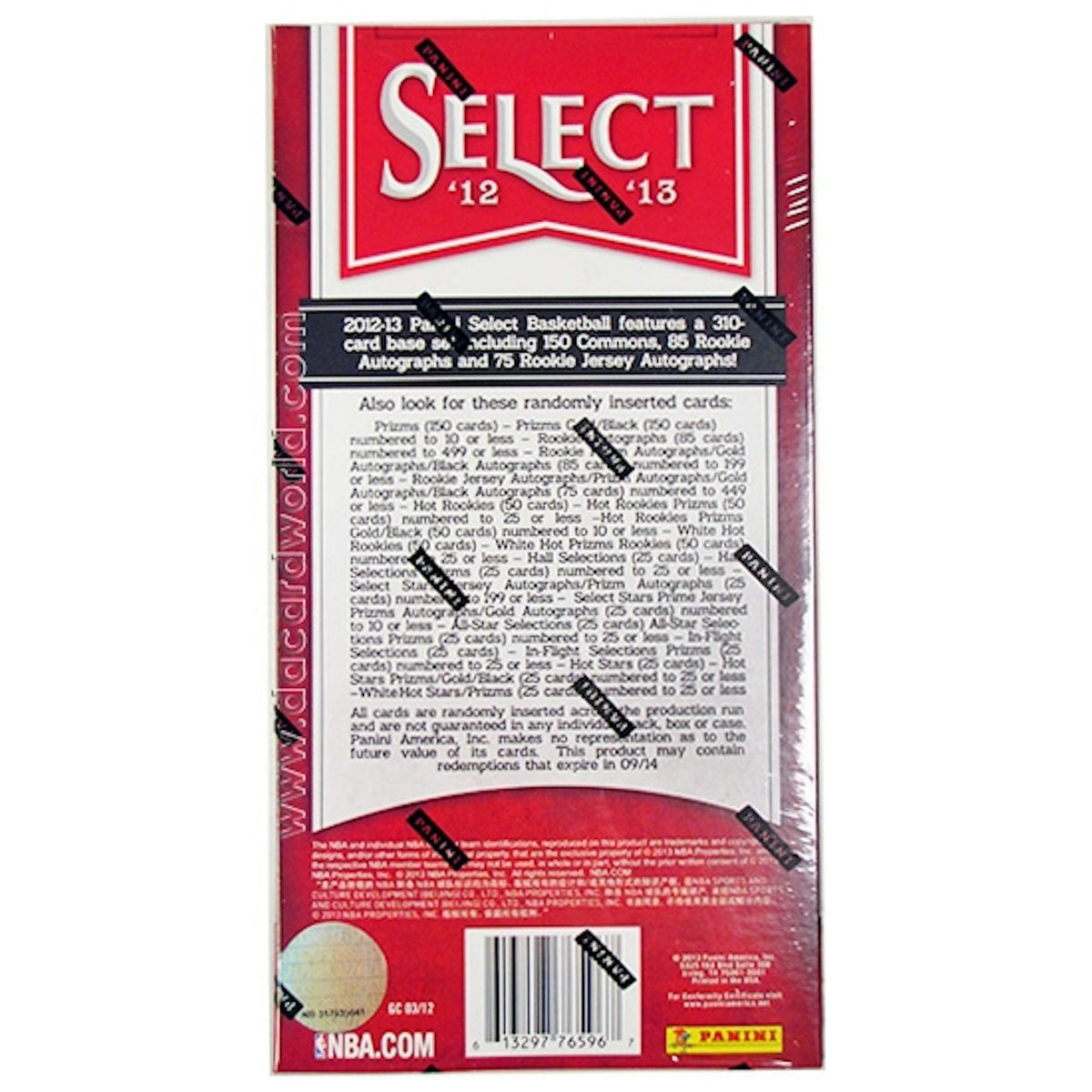 2012/13 Panini Select Basketball Hobby Box