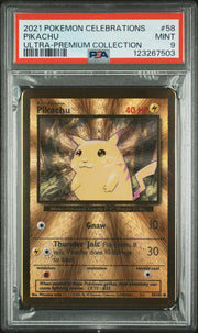 Pokemon Celebrations UPC METAL Pikachu 58/102 PSA 9