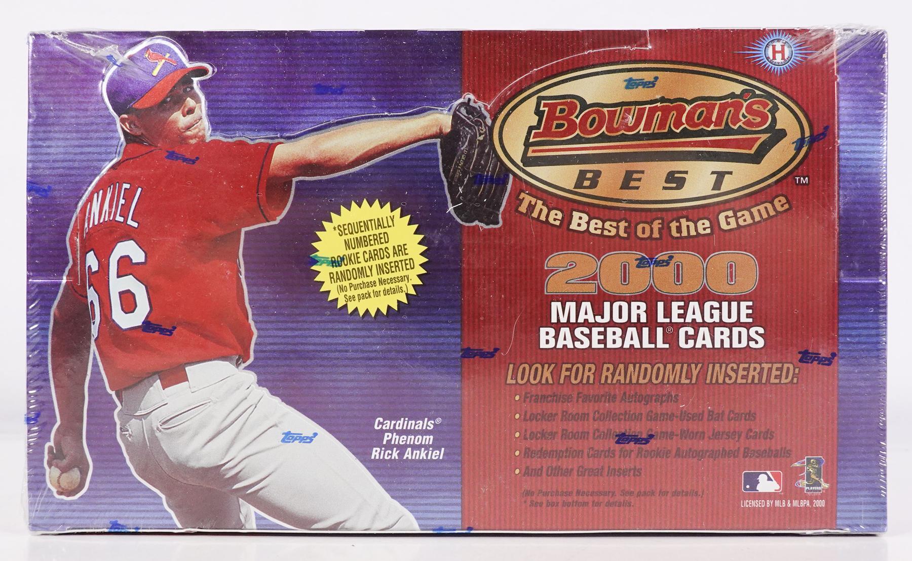 2000 Bowman's Best Baseball Hobby Box