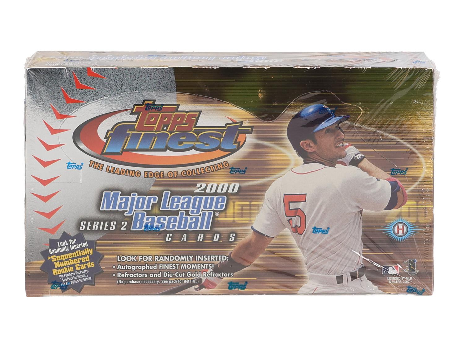 2000 Topps Finest Series 2 Baseball Hobby Box