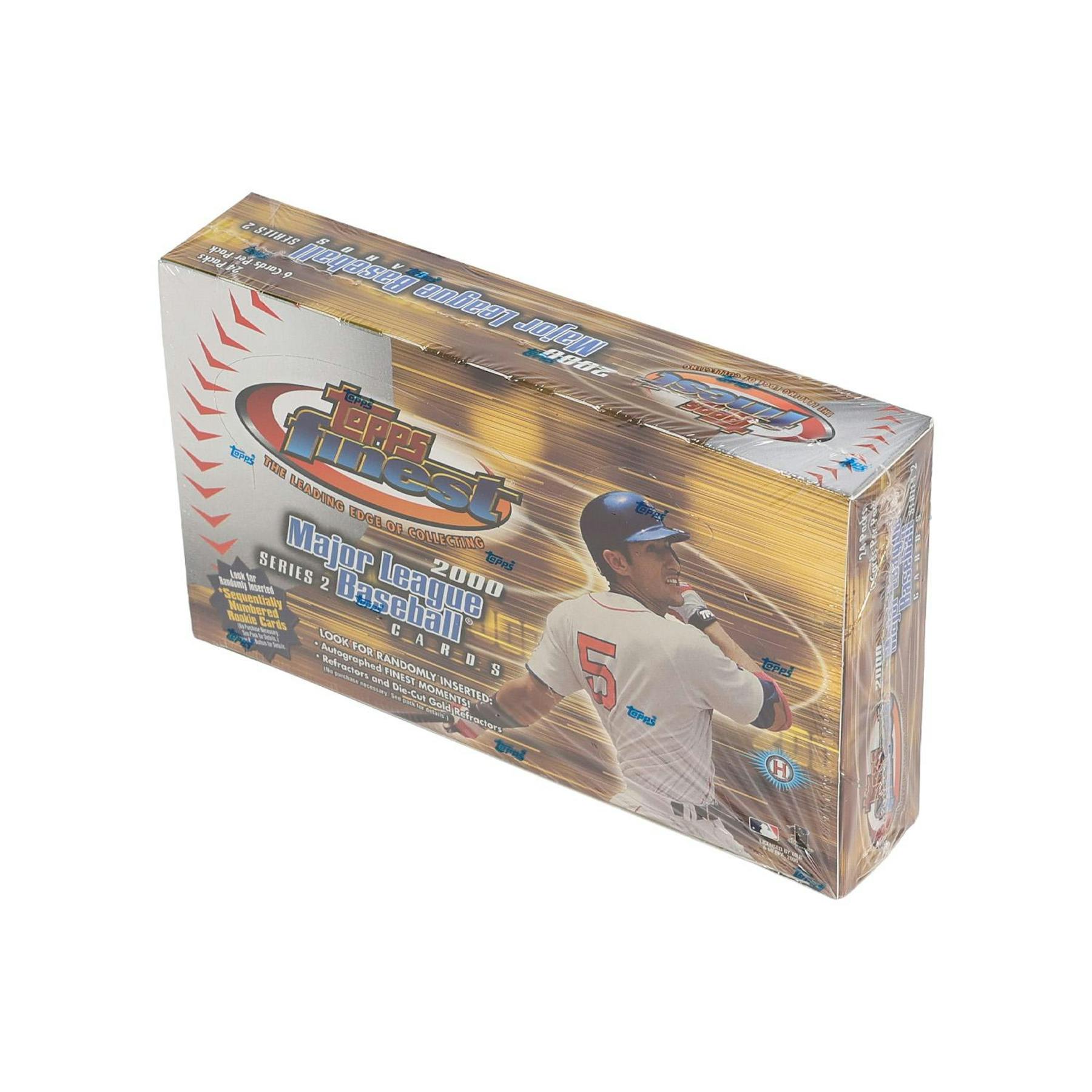 2000 Topps Finest Series 2 Baseball Hobby Box