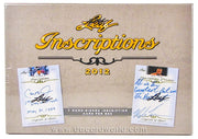 2012 Leaf Inscriptions Hobby Box (Reed Buy)