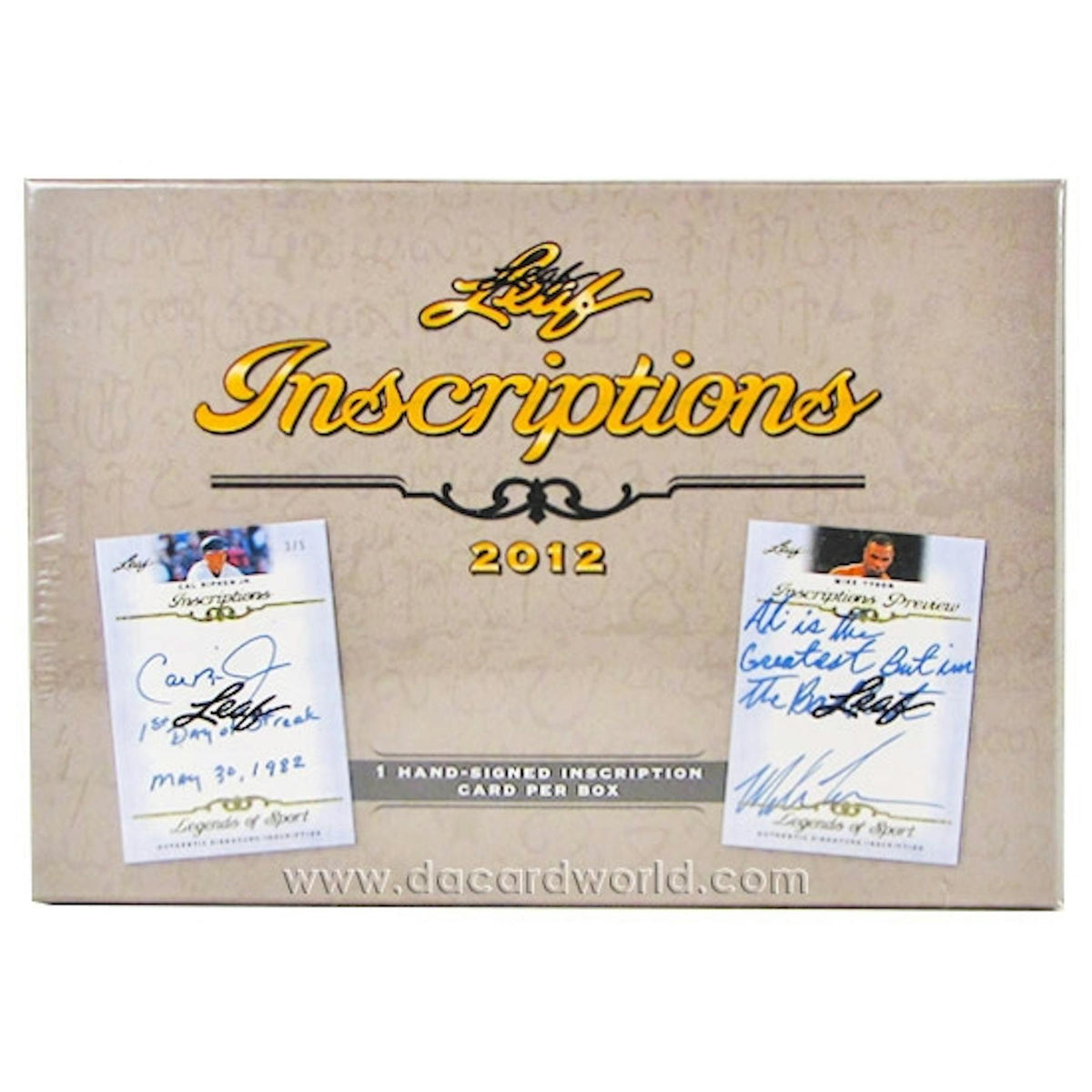 2012 Leaf Inscriptions Hobby Box (Reed Buy)