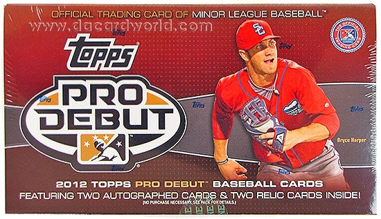 2012 Topps Pro Debut Baseball Hobby Box