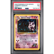 Pokemon Gym Heroes Sabrina's Gengar 14/132 PSA 7