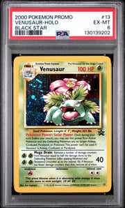 Pokemon WOTC Black Star Promo Holo Foil Venusaur 13 PSA 6