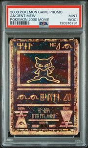 Pokemon 2000 Movie Promo Reverse Holo Foil Ancient Mew PSA 9 (OC)