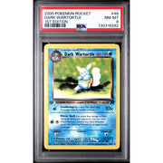 Pokemon Team Rocket 1st Edition Dark Wartortle 46/82 PSA 8