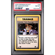 Pokemon Team Rocket 1st Edition Imposter Oak's Revenge 76/82 PSA 8