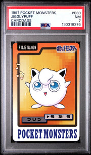 Pokemon 1997 Bandai CardDass Jigglypuff 039 PSA 7
