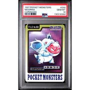 Pokemon 1997 Bandai CardDass Nidorina 030 PSA 10 GEM MINT