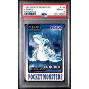 Pokemon 1997 Bandai CardDass Lapras 131 PSA 8