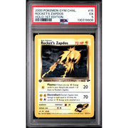 Pokemon Gym Challenge 1st Edition Rocket's Zapdos 15/132 PSA 5