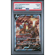 Pokemon Crown Zenith Entei V GG36/GG PSA 9