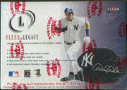 2001 Fleer Legacy Baseball Hobby Box