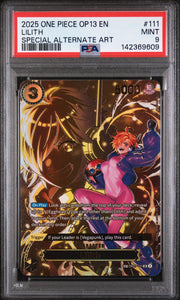 2025 One Piece Carying on His Will Lilith Special Alternate Art #111 PSA 9
