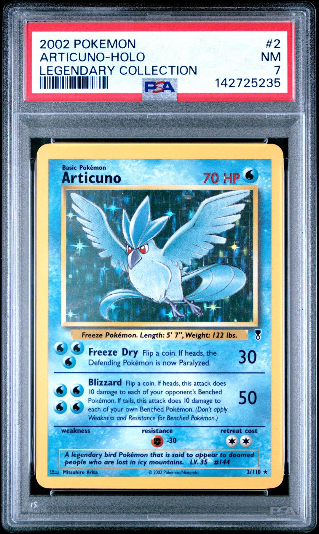 Pokemon Legendary Collection Articuno 2/110 PSA 7