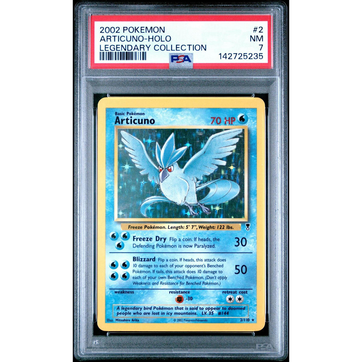 Pokemon Legendary Collection Articuno 2/110 PSA 7
