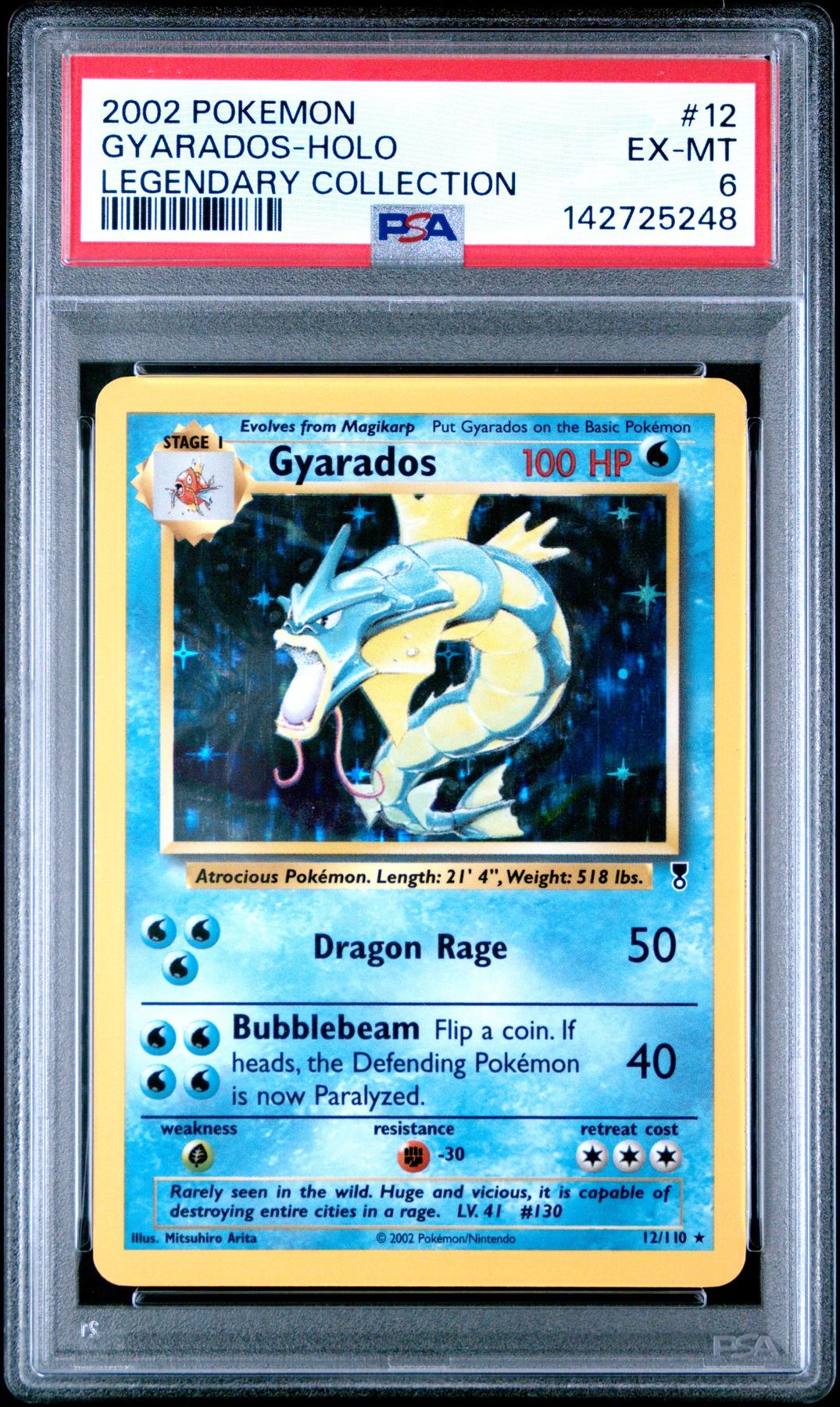 Pokemon Legendary Collection Gyarados 12/110 PSA 6