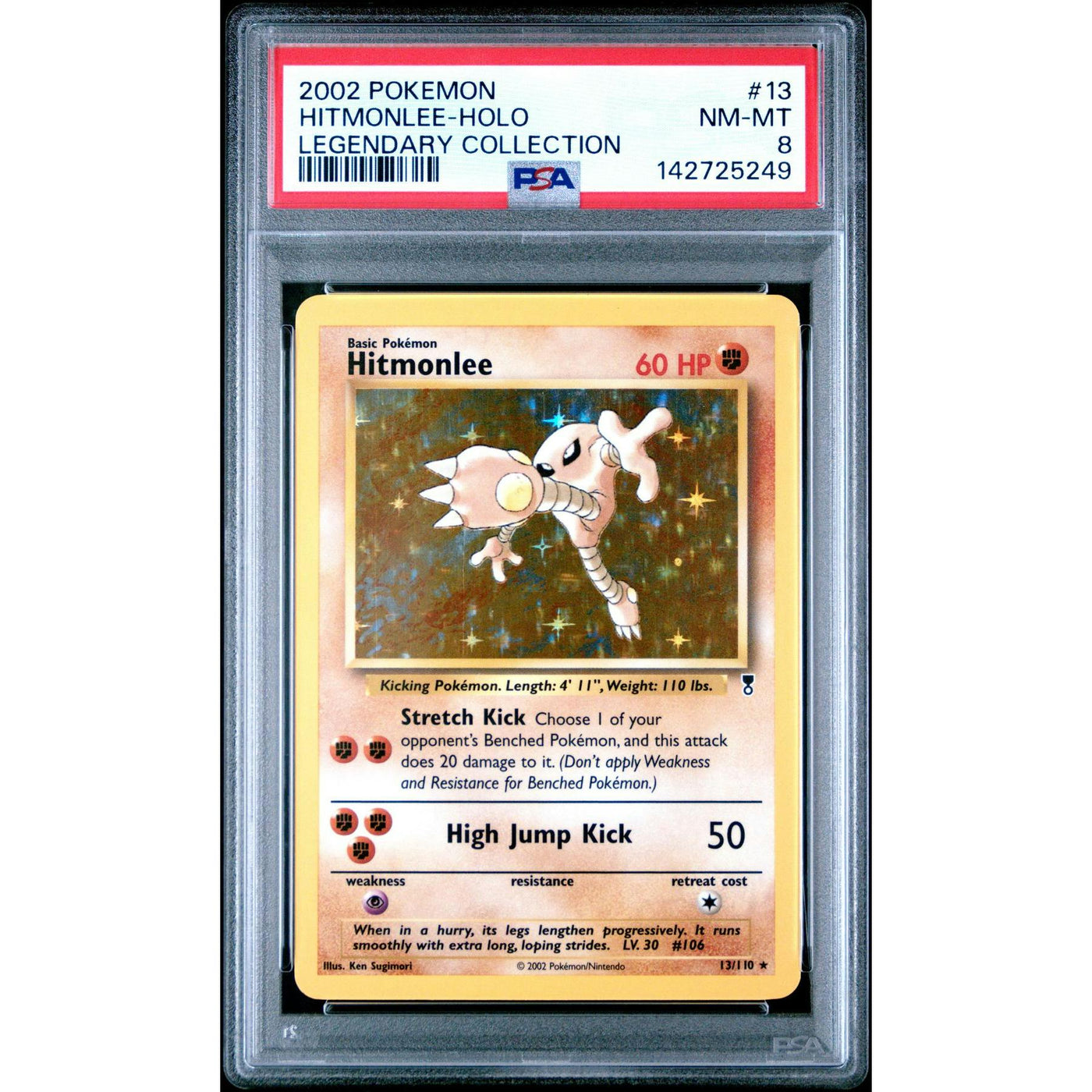 Pokemon Legendary Collection Hitmonlee 13/110 PSA 8