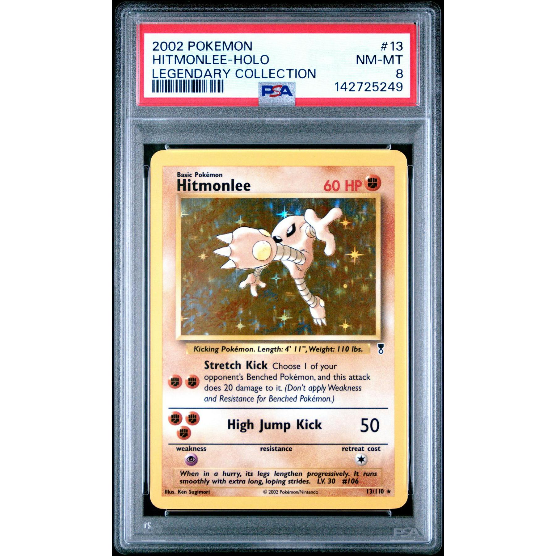 Pokemon Legendary Collection Hitmonlee 13/110 PSA 8