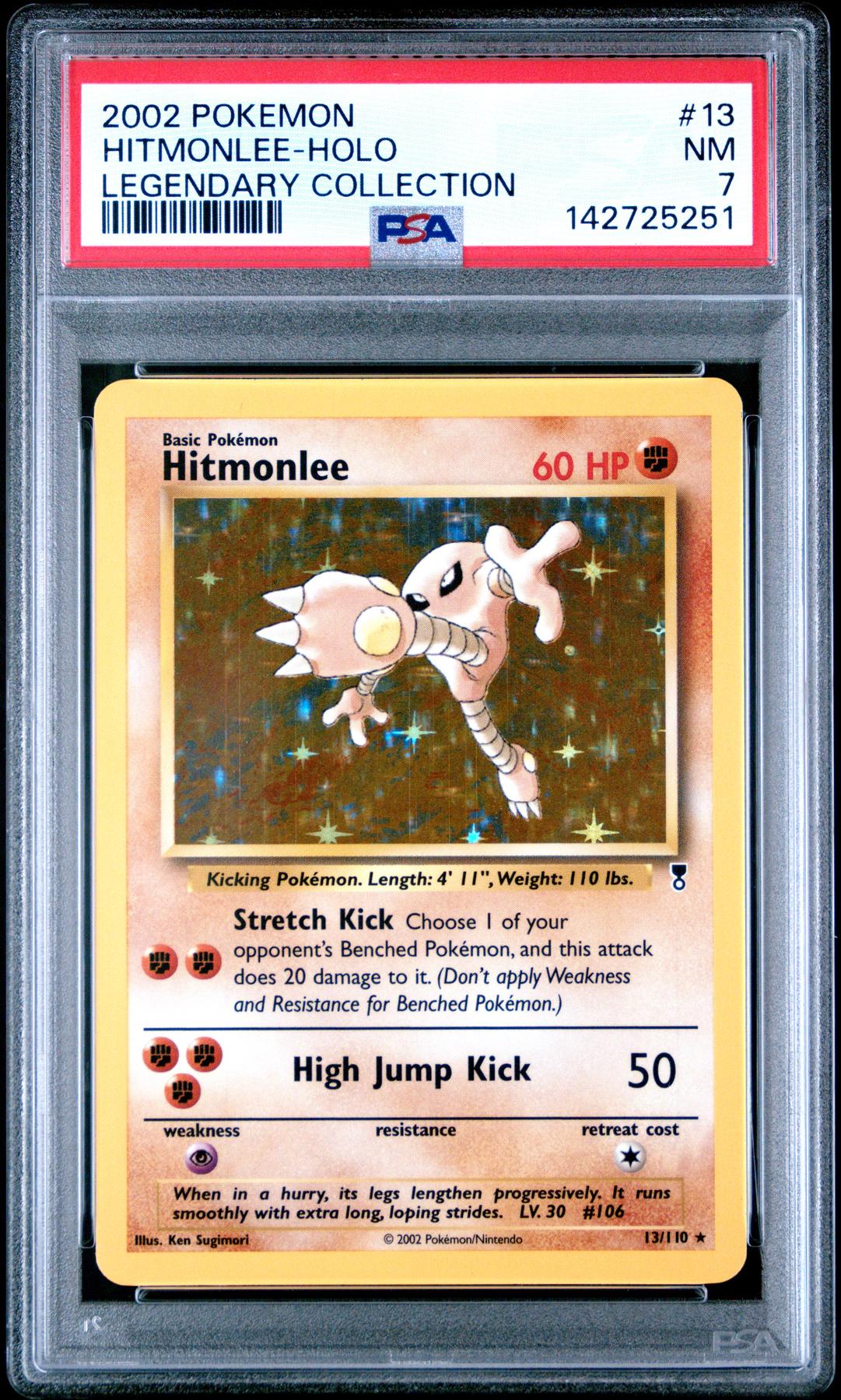 Pokemon Legendary Collection Hitmonlee 13/110 PSA 7