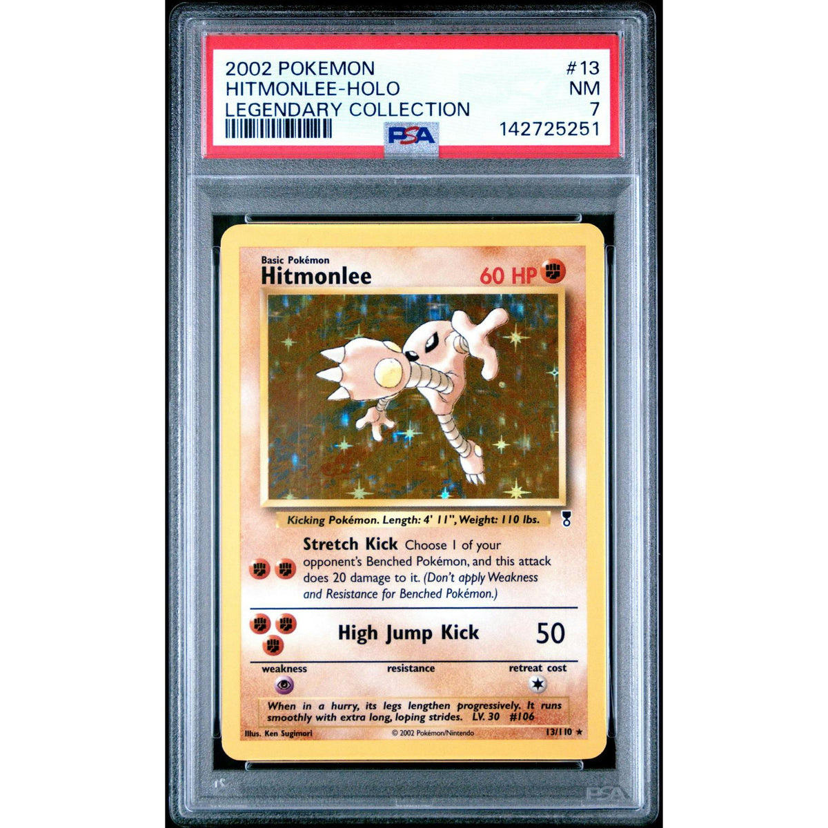 Pokemon Legendary Collection Hitmonlee 13/110 PSA 7