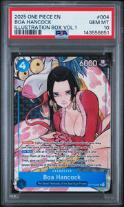 2025 One Piece Boa Hancock Illustration Box Vol. 1 #004 PSA 10