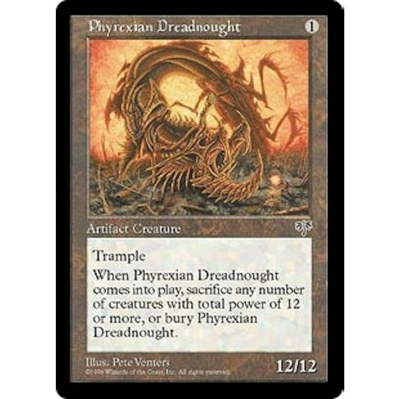 Phyrexian Dreadnought (Moderate Play)