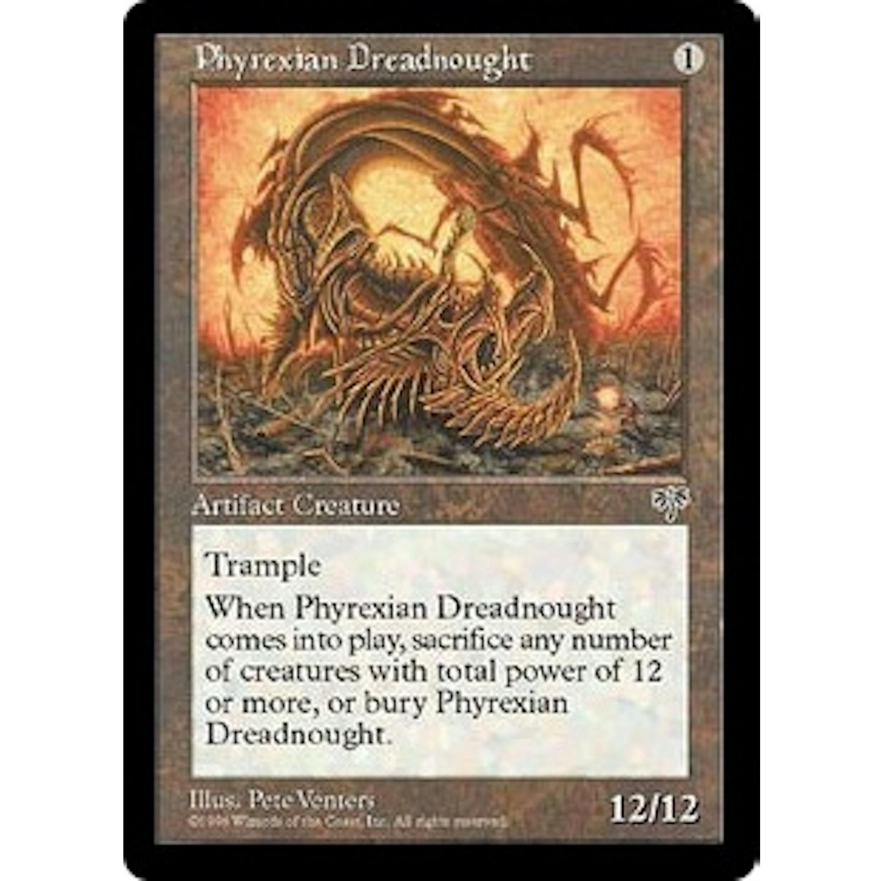 Phyrexian Dreadnought (Moderate Play)