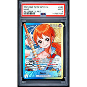 2025 One Piece A Fist of Divine Speed Nami Alternate Art #041 PSA 9