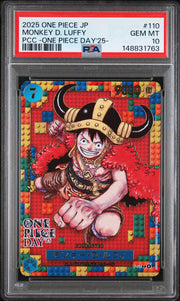 2025 One Piece Japanese Premium Coll. Monkey D. Luffy One Piece Day #110 PSA 10