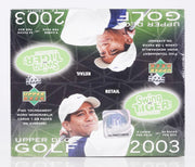 2003 Upper Deck Golf 24-Pack Retail Box