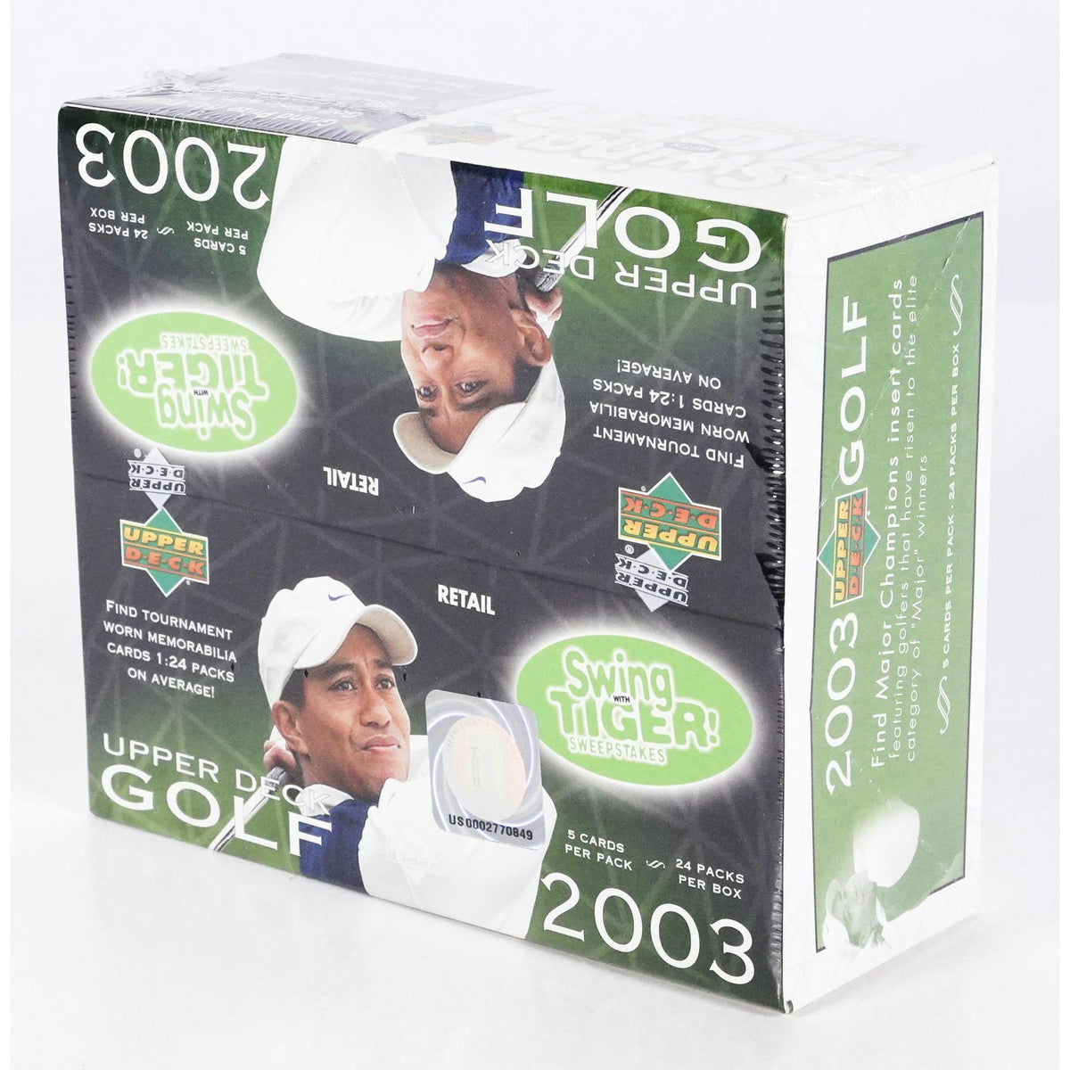 2003 Upper Deck Golf 24-Pack Retail Box