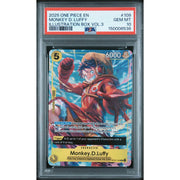 2025 One Piece Monkey D Luffy Illustration Box Vol.3 Promo #109 PSA 10