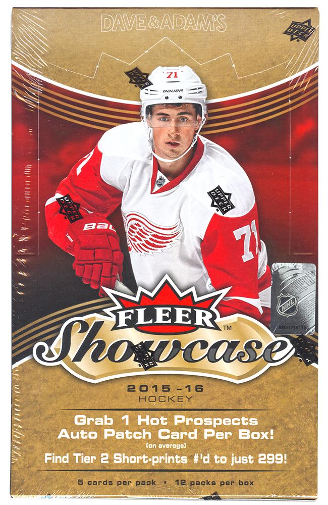 2015/16 Upper Deck Fleer Showcase Hockey Hobby Box