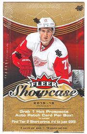 2015/16 Upper Deck Fleer Showcase Hockey Hobby Box