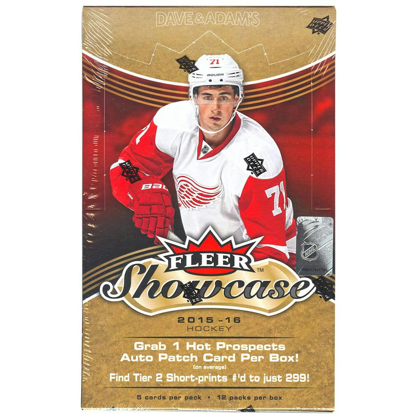 2015/16 Upper Deck Fleer Showcase Hockey Hobby Box