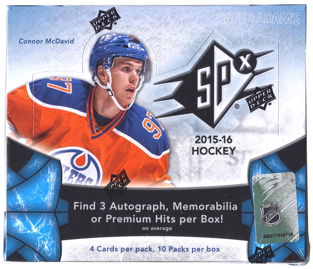 2015/16 Upper Deck SPx Hockey Hobby Box