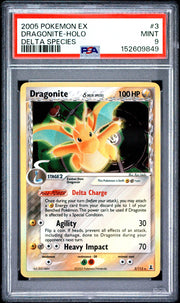 2005 Pokemon EX Delta Species Dragonite Holo #3 PSA 9