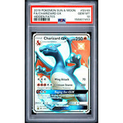 2019 Pokemon Hidden Fates Charizard GX Full Art #SV49 PSA 10