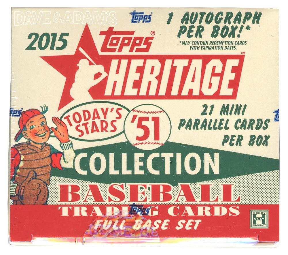 2015 Topps Heritage '51 Baseball Hobby Box (Set)