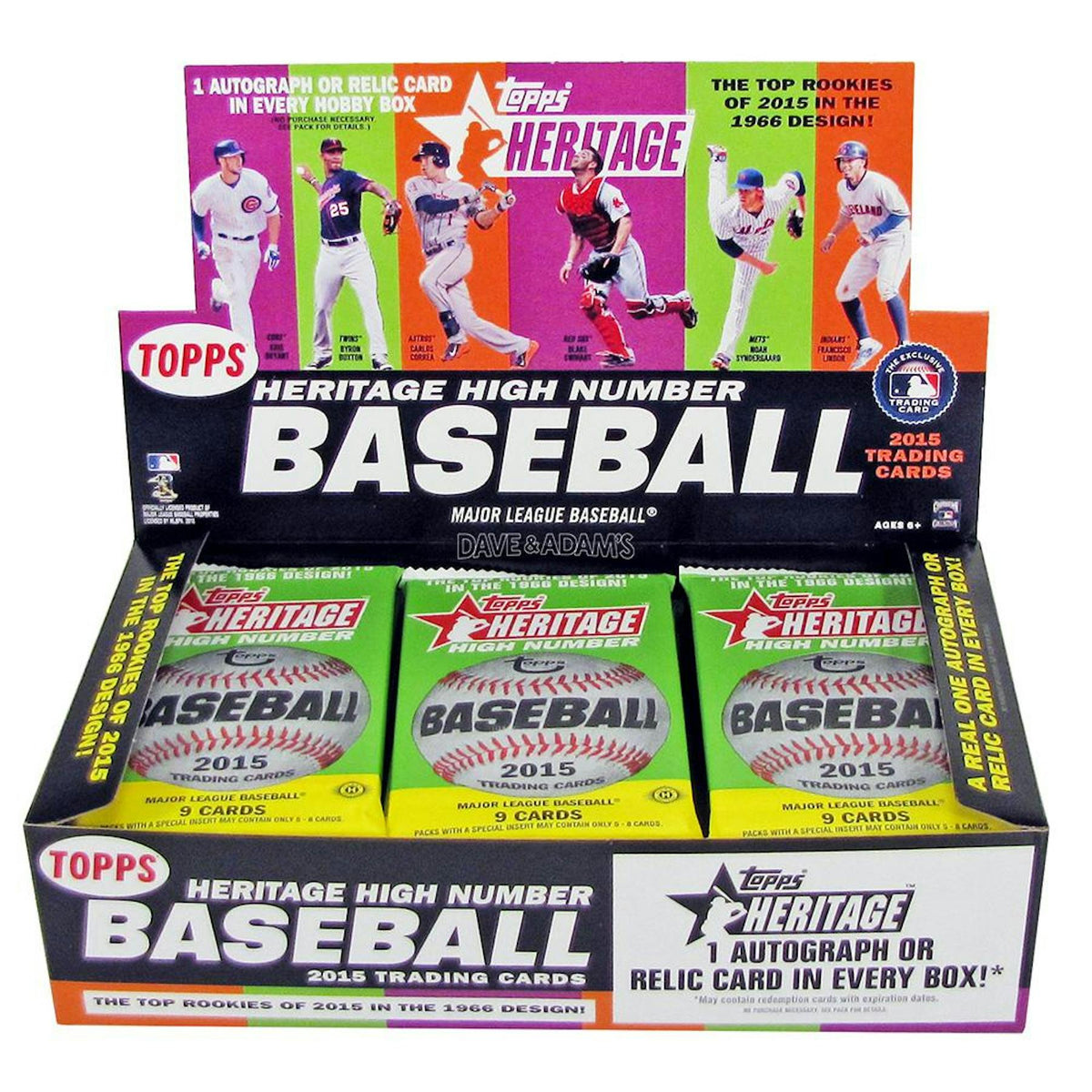 2015 Topps Heritage High Number Baseball Hobby Box (Reed Buy)