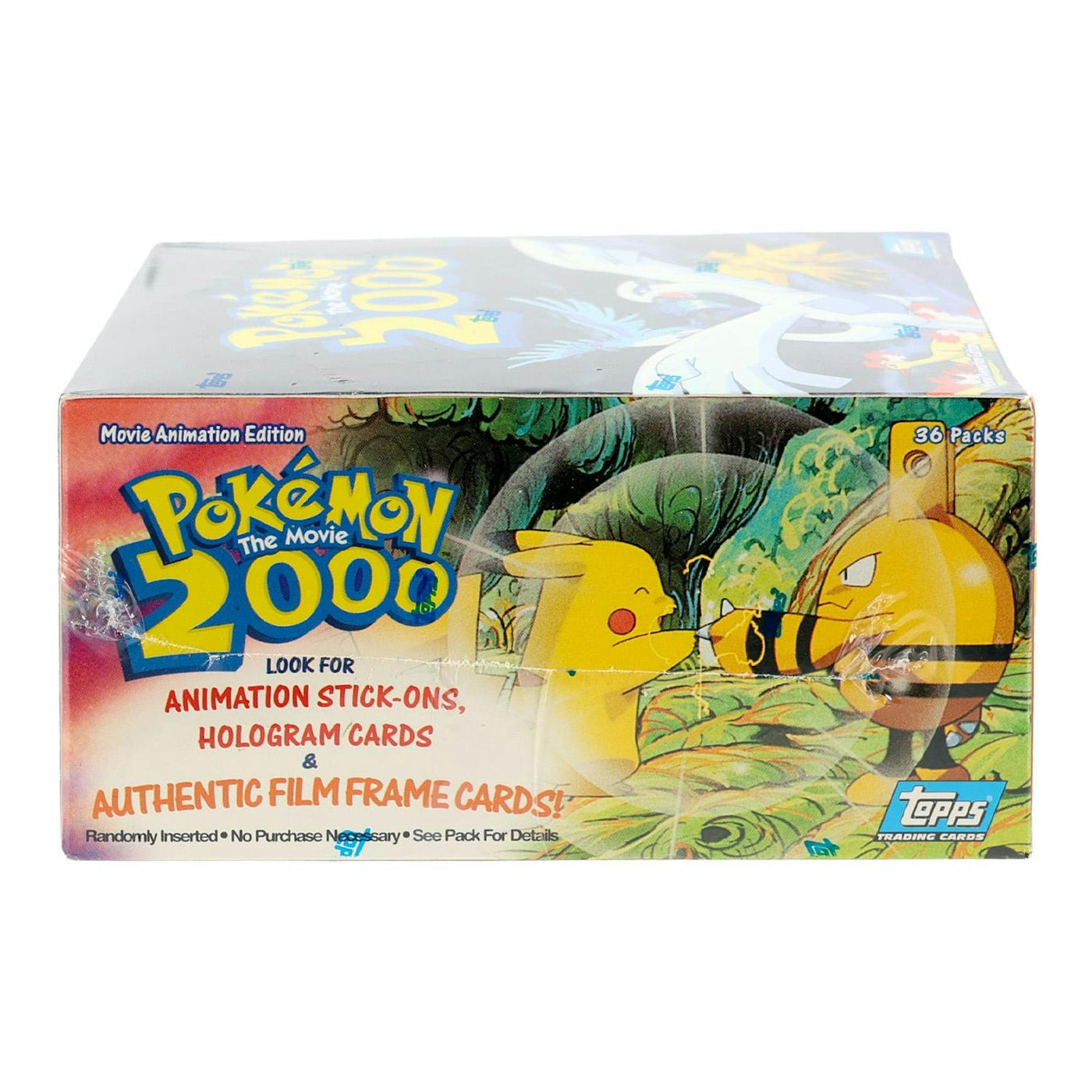 Pokemon The Movie 2000 Trading Card Box Topps - First Appearance Holos